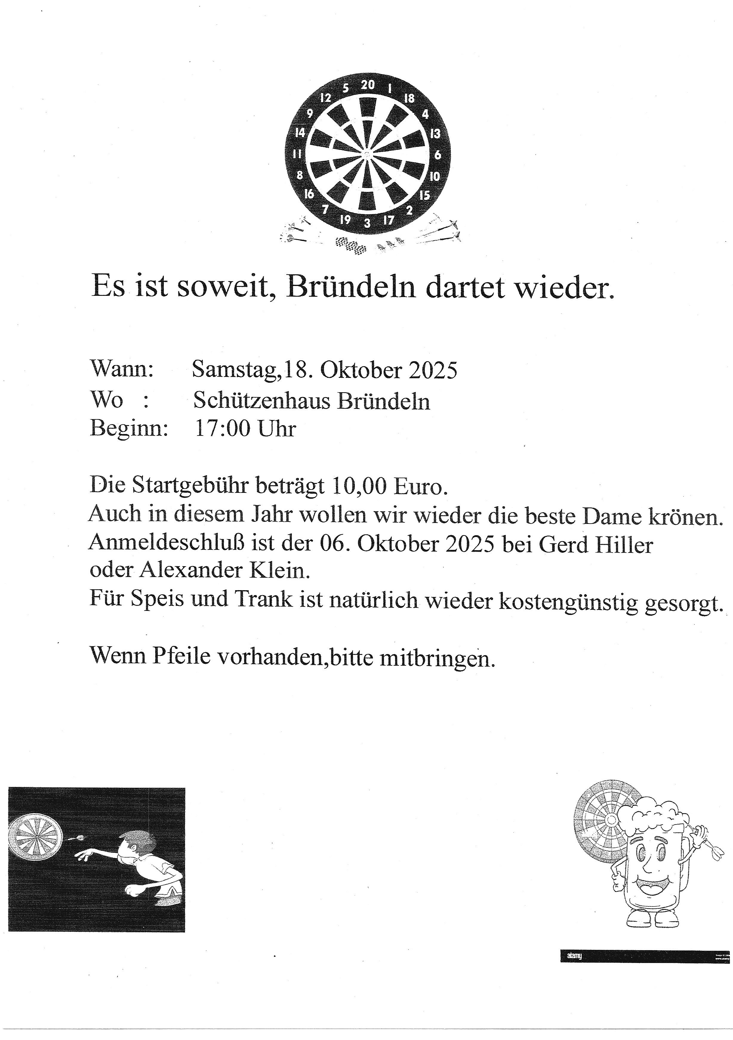 Dartturnier 2025